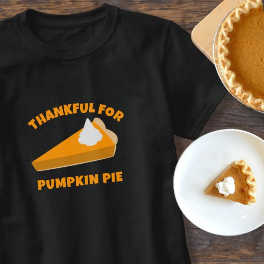 Funny Thanksgiving Bedankt voor Pumpkin Pie T-shirt