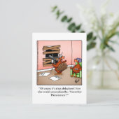 Funny Thanksgiving Briefkaart "novemberverschijnse (Staand voorkant)