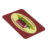 Funny Thanksgiving Canned Cranberry Sauce Magneet (Rechterzijde)