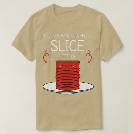 Funny Thanksgiving Canned Cranberry Sauce T-shirt (Design voorkant)