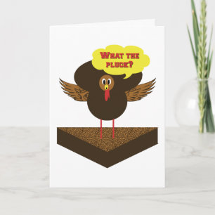 Funny Thanksgiving cards, sprekende kalkoenen Feestdagen Kaart