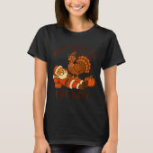 Funny Thanksgiving Christmas Turkey Vs Santa For M T-shirt (Voorkant)