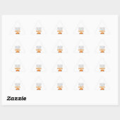Funny Thanksgiving citeert Turkije Dag Pun Kitchen Sticker (Vel)