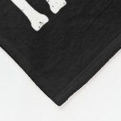 Funny Thanksgiving Dad Tax Skeleton Turkey Day Foo Fleece Deken (Hoek)