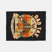 Funny Thanksgiving Dad Tax Skeleton Turkey Day Foo Fleece Deken (Voorkant (Horizontaal))