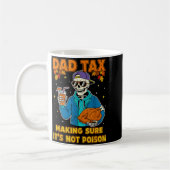 Funny Thanksgiving Dad Tax Skeleton Turkey Day Foo Koffiemok (Links)