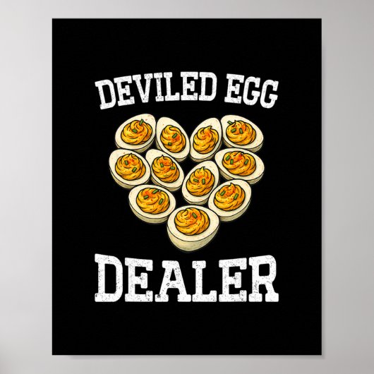 Funny Thanksgiving Deviled Egg Dealer You Know Why Poster (Voorkant)