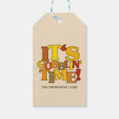 Funny Thanksgiving Dinner Cadeaulabel (Achterkant)