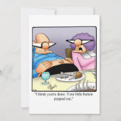 Funny Thanksgiving Dinner Invitations Kaart (Voorkant)