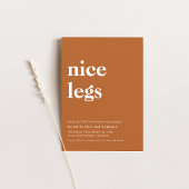 Funny Thanksgiving Dinner Party Invitation Kaart