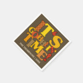 Funny Thanksgiving Dinner Servet (Hoek)