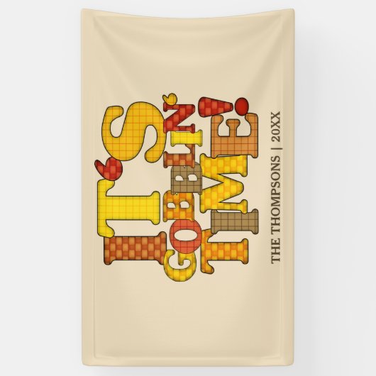 Funny Thanksgiving Dinner Spandoek (Verticaal)