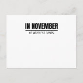 Funny Thanksgiving Family Matching Thanksgiving Briefkaart (Voorkant)