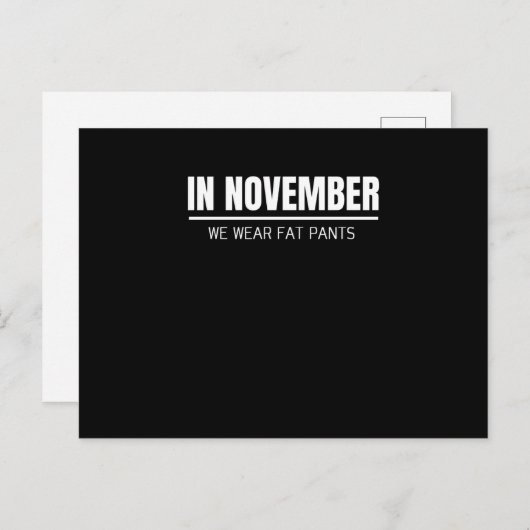 Funny Thanksgiving Family Matching Thanksgiving Briefkaart (Voorkant / Achterkant)