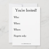 Funny Thanksgiving "Feast Heck Ja" Uitnodigingen (Achterkant)