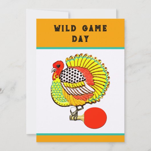 Funny Thanksgiving Feest Uitnodigingen (Voorkant)