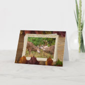 Funny Thanksgiving Feestdagen Kaart (Voorkant)