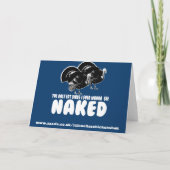 Funny Thanksgiving Feestdagen Kaart (Achterkant)