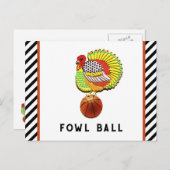 Funny Thanksgiving Feestdagenkaart (Voorkant / Achterkant)