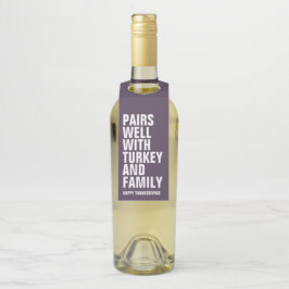 Funny Thanksgiving Flessenhanger