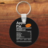 Funny Thanksgiving Food Apparel, E Nutrition Facts Sleutelhanger (Voorkant)