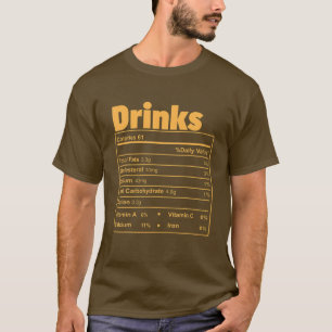 Funny Thanksgiving Food Drinken Voedsel T-shirt