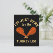 Funny Thanksgiving Food Ik ben hier voor de Turk. (Staand voorkant)