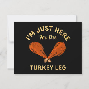 Funny Thanksgiving Food Ik ben hier voor de Turk.