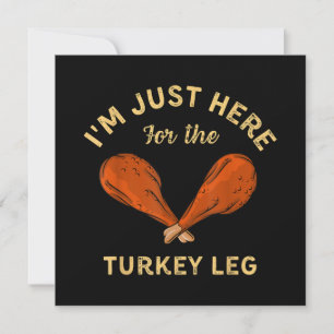 Funny Thanksgiving Food Ik ben hier voor de Turk. Kaart