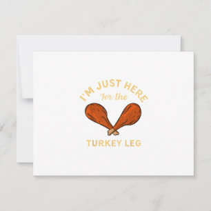 Funny Thanksgiving Food Ik ben hier voor de Turk. Kaart