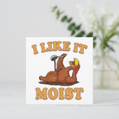 Funny Thanksgiving Foods Family Group Set I LIKE I Kaart (Staand voorkant)