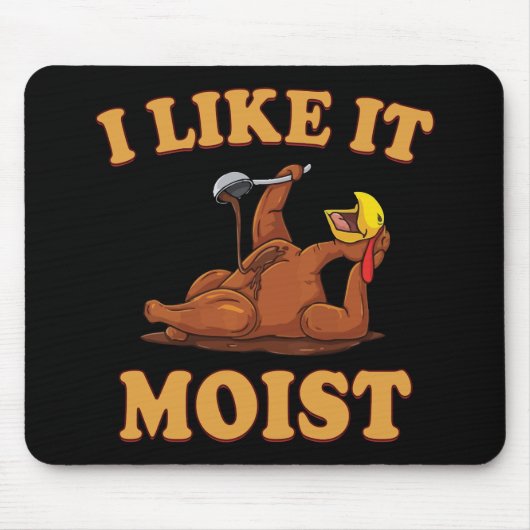 Funny Thanksgiving Foods Family Group Set I LIKE I Muismat (Voorkant)