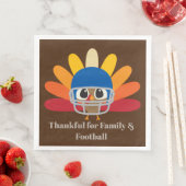 Funny Thanksgiving football turkey Servet (Insitu)