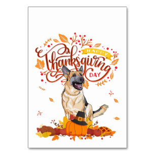 Funny Thanksgiving geeft Duits Shepherd Dog Kaart