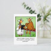 Funny Thanksgiving "Golden Perfection" Briefkaart (Staand voorkant)