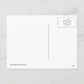 Funny Thanksgiving "Golden Perfection" Briefkaart (Achterkant)