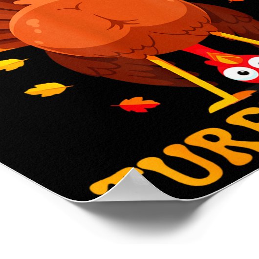 Funny Thanksgiving Guess What Turkey Butt For Boys Poster (Hoek)