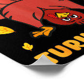 Funny Thanksgiving Guess What Turkey Butt Men Wome Poster (Hoek)