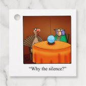 Funny Thanksgiving Holiday Gift Labels (Voorkant)