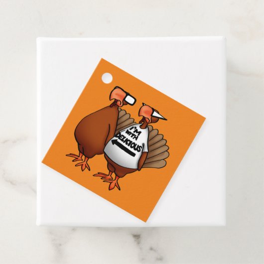 Funny Thanksgiving Holiday Gift Labels (In situ)