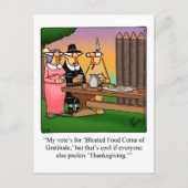 Funny Thanksgiving Humor Briefkaart (Voorkant)