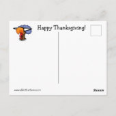 Funny Thanksgiving Humor Briefkaart (Achterkant)