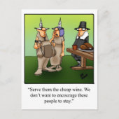 Funny Thanksgiving Humor Briefkaart (Voorkant)