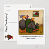 Funny Thanksgiving Humor Briefkaart (Voorkant / Achterkant)