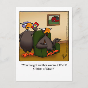 Funny Thanksgiving Humor Briefkaart