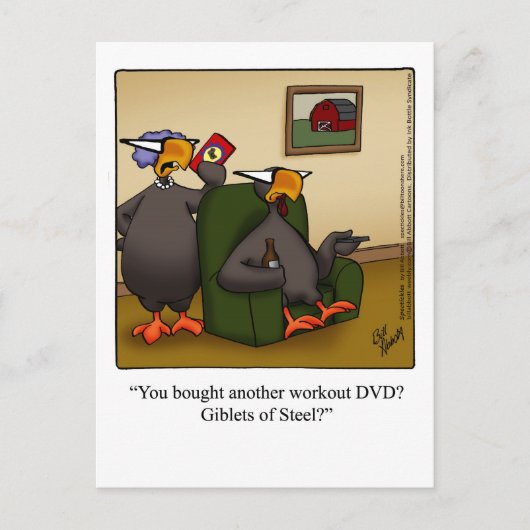 Funny Thanksgiving Humor Briefkaart (Voorkant)