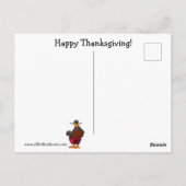 Funny Thanksgiving Humor Briefkaart (Achterkant)