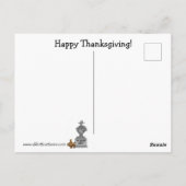 Funny Thanksgiving Humor Briefkaart (Achterkant)