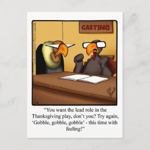 Funny Thanksgiving Humor Briefkaart