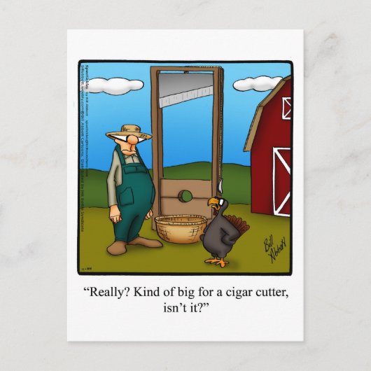 Funny Thanksgiving Humor Briefkaart (Voorkant)
